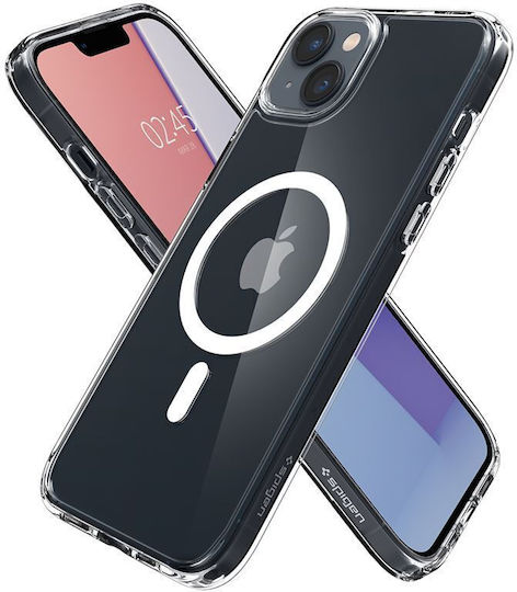 Spigen Crystal Hybrid MagFit Back Cover Σιλικόνης Λευκό (iPhone 14)