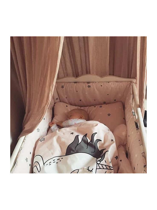 La Millou Blanket Cot Prince Velvet Light Blue 110x140cm