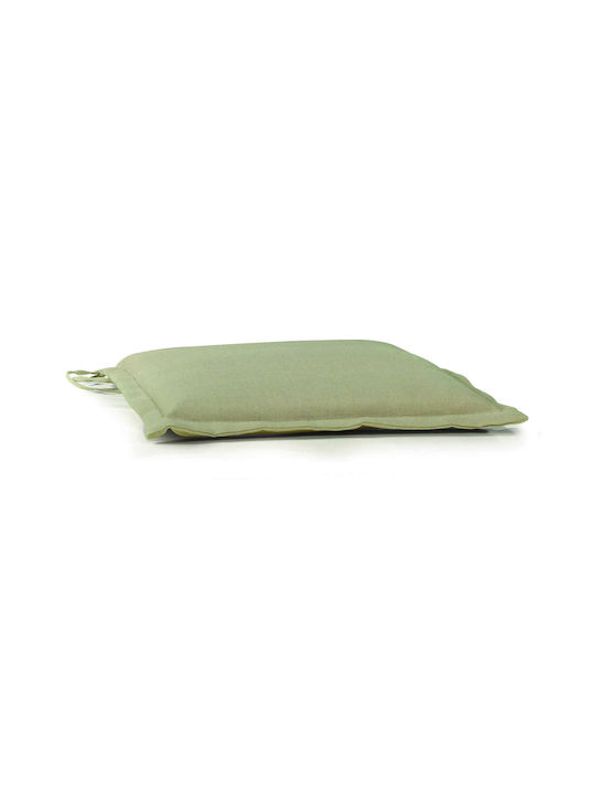 Lianos Waterproof Garden Chair Cushion Green 40x40cm.