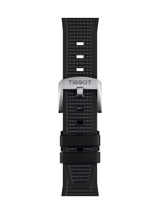 Tissot Мъжки Часовник 40мм На Батерия С Черна Кожена Каишка