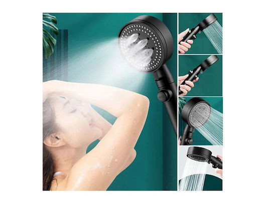 Handheld Showerhead with Filter and Flow Pause Switch