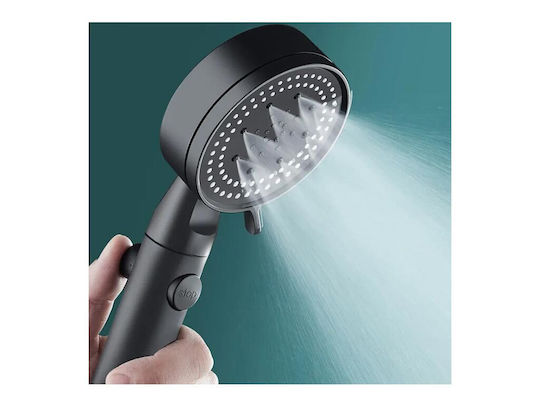 Handheld Showerhead with Filter and Flow Pause Switch