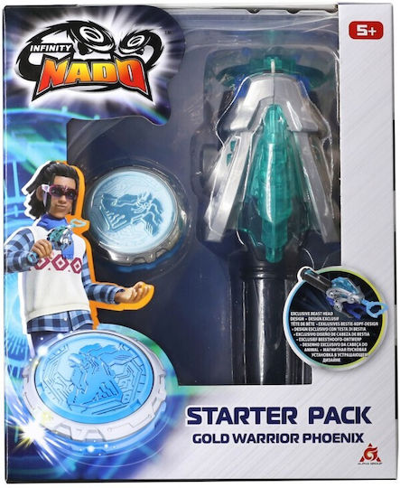 Just Toys VI Spinning Top Starter Pack for 5+ Years (Various Designs) 1pc