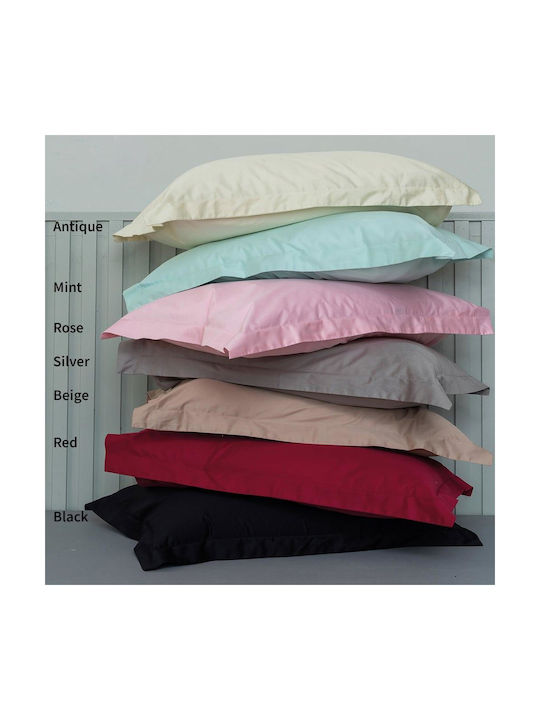 Palamaiki Luxe Sateen Pillowcase Set Oxford Mint 50x75cm.