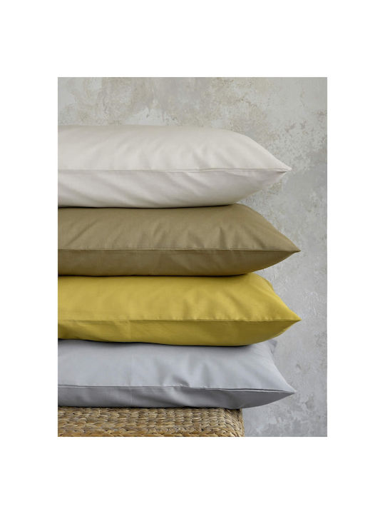 Nima Unicolors Сет Калъфки за Възглавници Gold Brown 52x72см.