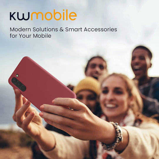 KWmobile Rubberized TPU Back Cover Σιλικόνης Dark Rose (Galaxy S23+)