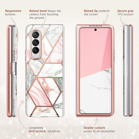 i-Blason Cosmo 360 Full Cover Silicon Marmură (Galaxy Z Fold 3)