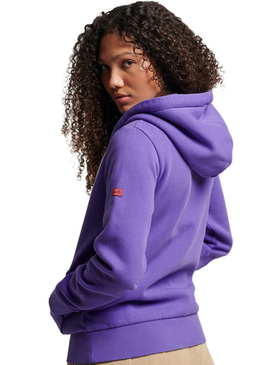 Superdry Vintage Women's Hooded Cardigan Malibu Purple