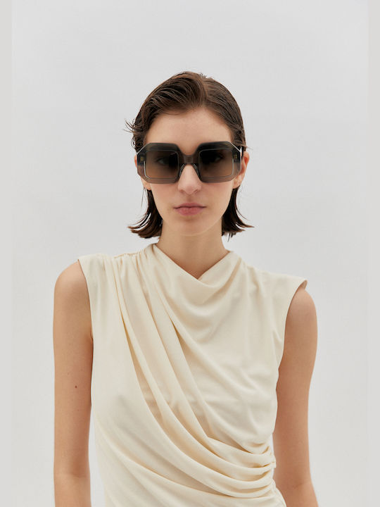 Kaleos Albertson Women's Sunglasses with 5 Plastic Frame and Gray Lens ALBERTSON 5