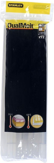 Stanley Hot Glue Stick 1-GS25DT Transparent 11.3mm 12pcs