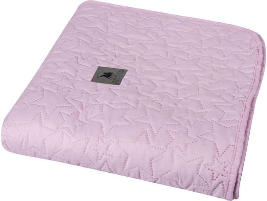 Greenwich Polo Club 3412 Tagesdecke Einzelbett Mikrofaser Rosa 160x220cm