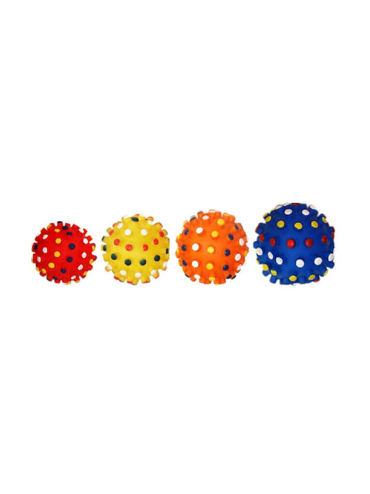 Pet Camelot Dot Dog Toy Ball Red 6.5cm