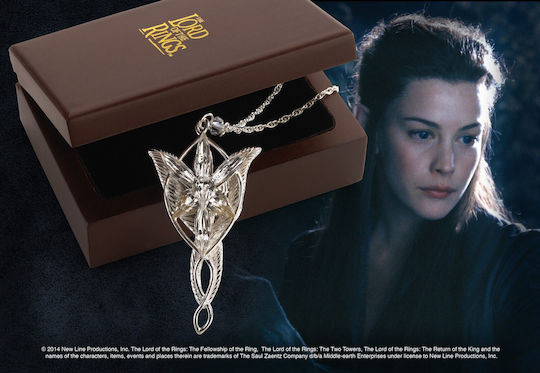 The Noble Collection Lord of the Rings Arwen's Evenstar Hanging Replica