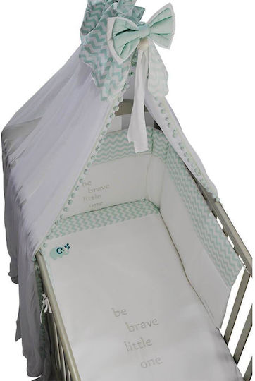 Bebe Stars Elephant Set Baby Bettlaken Für Krippe Baumwolle Angepasst Hellblau 110x160cm 3Stück