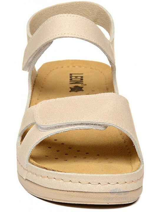 Women's anatomical shoe Beige LEON 935 MED935-BEIGE