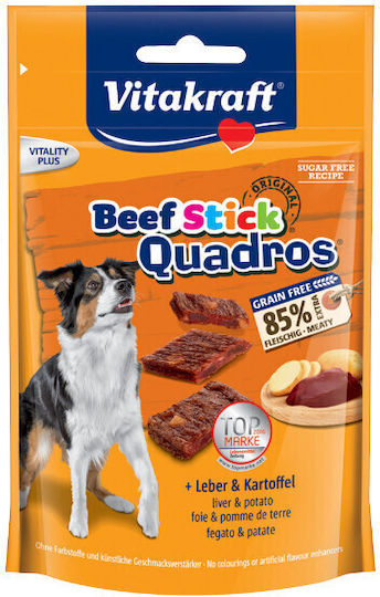 Vitakraft Beefstick Quadros Dog Treat Small Breeds with Meat 70gr