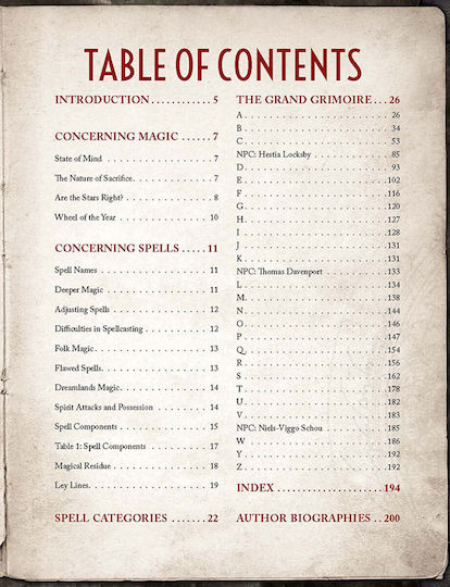 Chaosium Inc. Call of Cthulhu The Grand Grimoire of Cthulhu Mythos Magic Guidebook