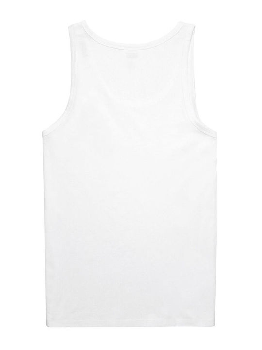 Мъжки Тениски Без Ръкави в Бял Цвят 2Pack