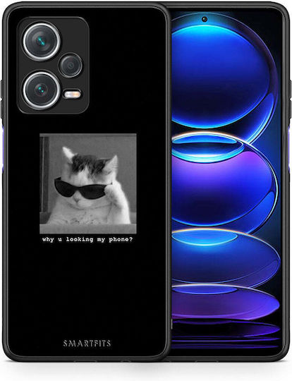 Smartfits Калъф Meme Cat Back Cover, Пластмаса, Черен (OnePlus Nord N20 SE)