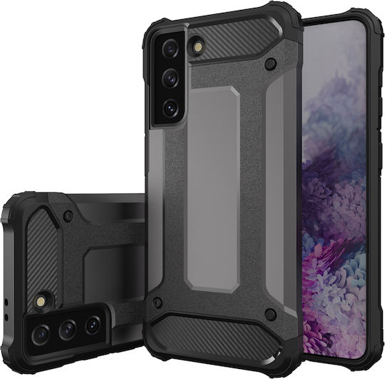 Hurtel Hybrid Armor Back Cover Plastic / Silicone Blue (Galaxy S23 Ultra)