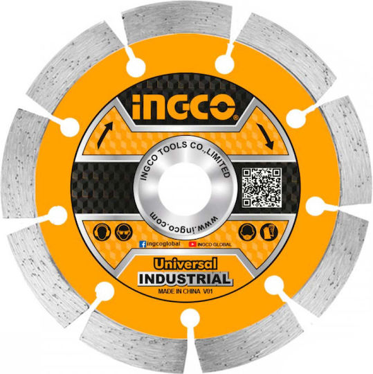 Ingco Cutting Disc Construction Materials Hole Diameter 130mm 1pcs