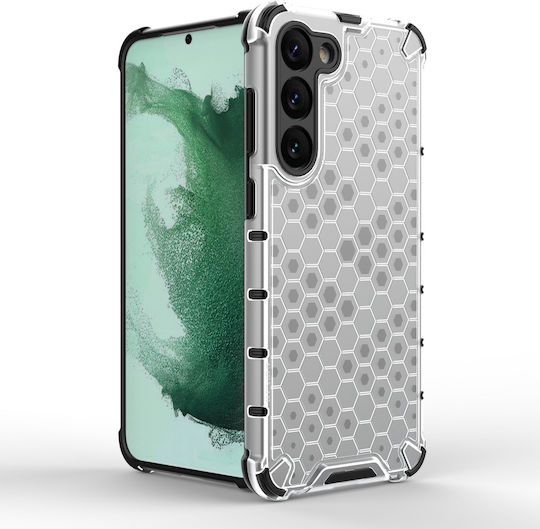 Hurtel Honeycomb Armor Hybrid Back Cover Silicon Negru (Galaxy S23+)