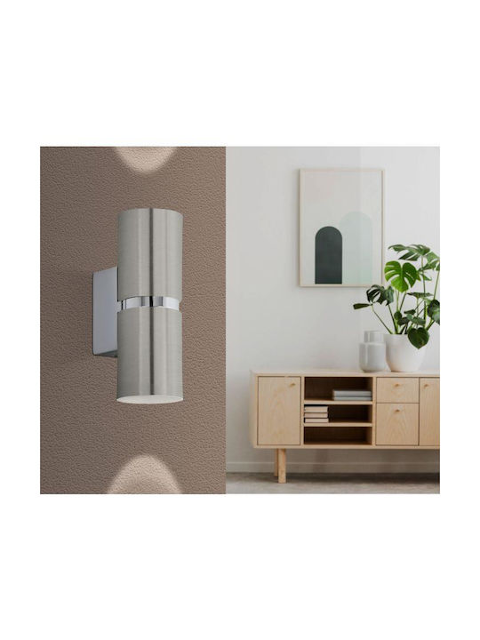 Eglo Passa Leuchte Wand Silber 60x6x17cm Eglo Passa Leuchte Wand Silber 60x6x17cm