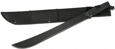 Mil-Tec Bush Machete w/ Scabbard Machete Gray with Blade made of Stainless Steel in Sheath