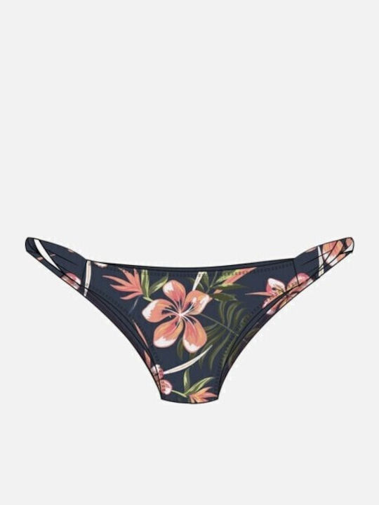 Into The Sun Set Bikini Floral Albastru marin