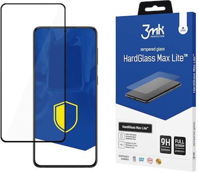 3MK HardGlass Max Lite Full Face Tempered Glass 1pcs Black (Galaxy S23)