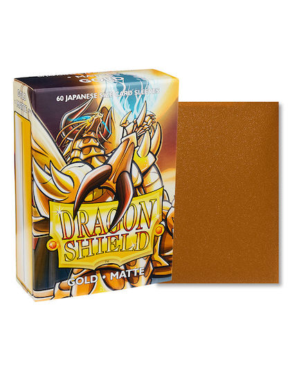 Dragon Shield Game Accessory Japanese Small Sleeves Matte Gold 60τμχ ART