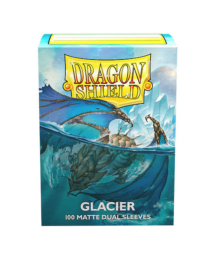 Dragon Shield Glacier Miniom Kartenhüllen Standardgröße 100Stück Blau