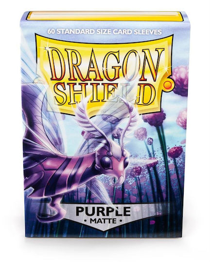 Dragon Shield Game Accessory Standard Sleeves Matte Purple 100τμχ