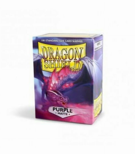 Dragon Shield Game Accessory Standard Sleeves Matte Purple 100τμχ