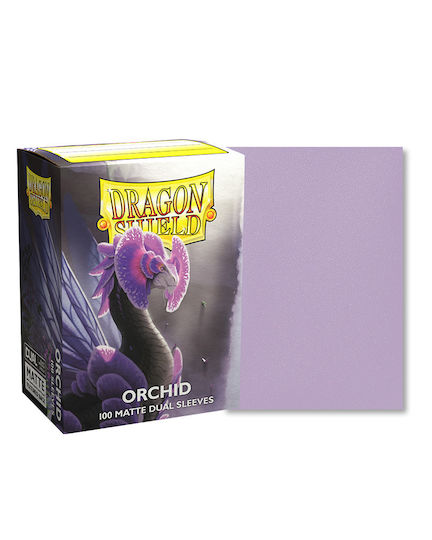 Dragon Shield Orchid 'Emme' Card Sleeves Standard Size 100τμχ Black