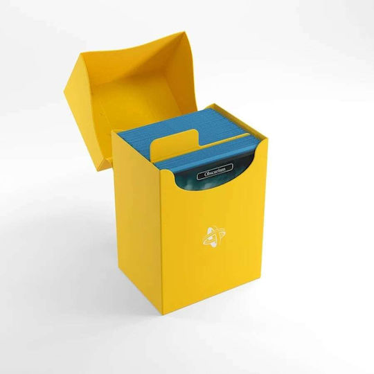Gamegenic Deck Holder 80+ Deck Box Standard Size Yellow