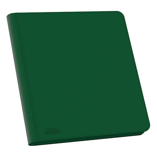 Ultimate Guard 12-Pocket Zipfolio (Quadrow) Pro- - XenoSkin Binder 12-Pocket Standard Size Green UGD010469