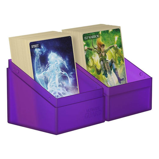 Ultimate Guard Boulder Deck Case Standard Accesorii pentru Jocuri de Cărți de Schimb 100pcs Amethyst 100 bucăți