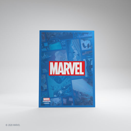 Gamegenic Marvel Champions Art Marvel Card Sleeves Standard Size 50τμχ Blue GGS10106ML