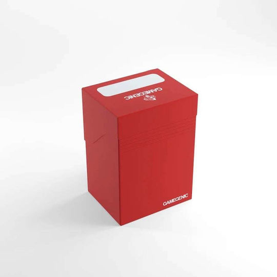 Gamegenic Deck Holder 80+ Deck Box Standard Size Red
