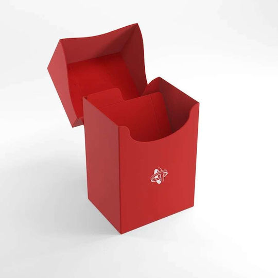 Gamegenic Deck Holder 80+ Deck Box Standard Size Red