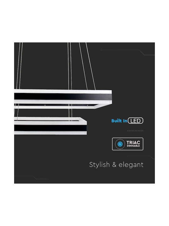 V-TAC V-TAC Ceiling Light White LED with Warm White Light 60x120x120cm