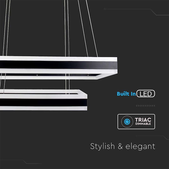 V-TAC V-TAC Ceiling Light White LED with Warm White Light 60x120x120cm