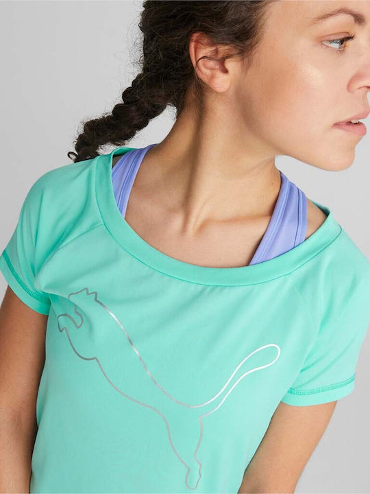 Train Favorite Damen T-Shirt Schnell trocknend Türkis