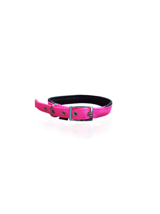 Pet Interest Neoprene Standard Dog Collar Fluo Pink Small 16mm x 40cm 3044-S