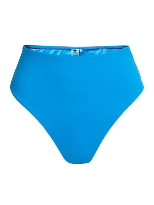 Bikini Slip Hohe Taille Blau