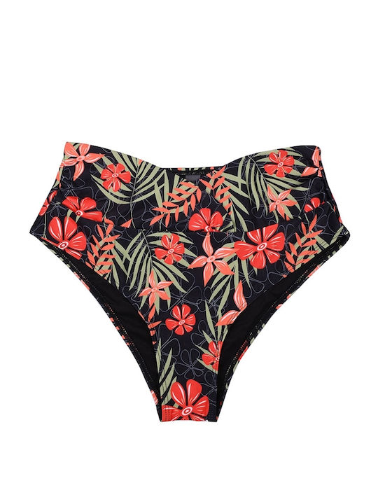 Vintage Floral Bikini Swimsuit Set Vintage Bikini Floral Black