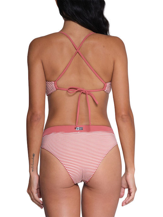 SALTY CREW TANDEM REVERSIBLE BIKINI SET ROSEWOOD