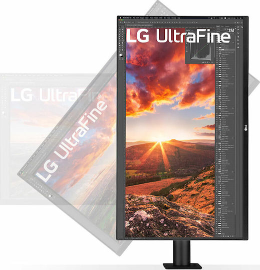 LG UltraFine Ergo 27UN880-B IPS HDR Monitor 27" 4K 3840x2160 cu Timp de Răspuns 5ms GTG