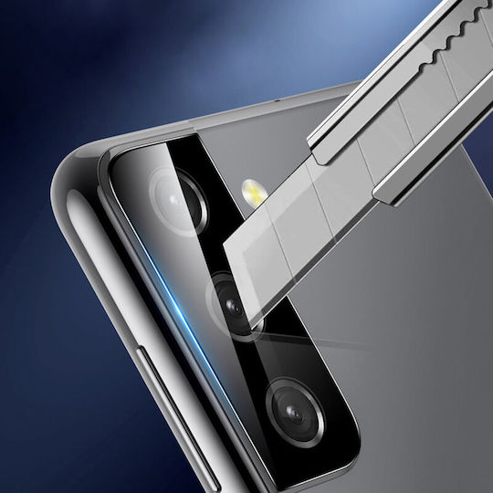 Techsuit Προστασία Κάμερας Tempered Glass Μαύρο για το Galaxy S21 FE 5G